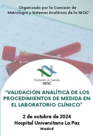 Validación analítica de los procedimientos de medida del laboratorio clínico 2024