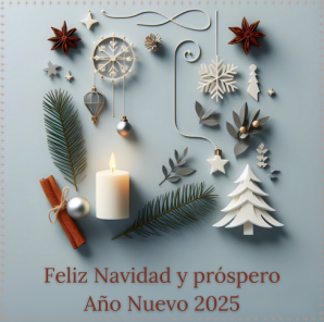 Feliz Navidad y Próspero año 2025