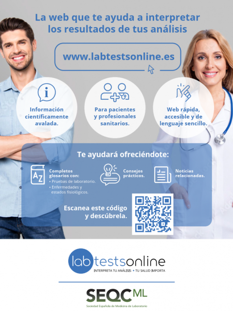 ¡Presentamos nuestra nueva web!. Descubre lo último en Medicina de Laboratorio en www.labtestsonline.es y comparte la infografía que hemos diseñado